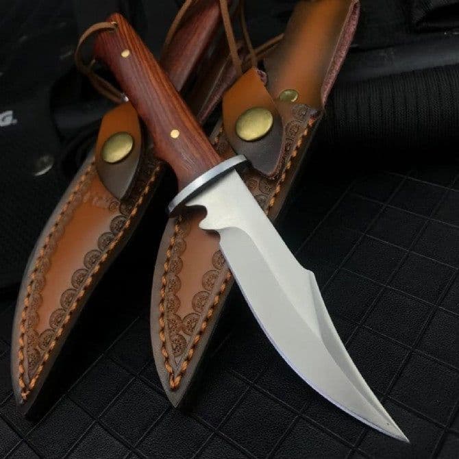 image-Mini Straight Knife Camping Hunting Fishing Knife Diving Knife Outdoor Knife Fixed Blade Handmade Knife Mens Gift EDC Tools