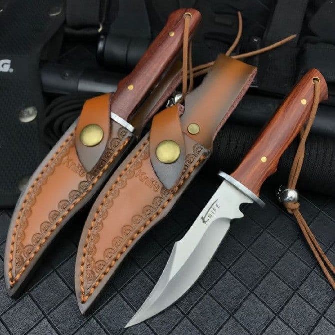 image-Mini Straight Knife Camping Hunting Fishing Knife Diving Knife Outdoor Knife Fixed Blade Handmade Knife Mens Gift EDC Tools