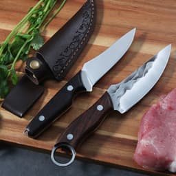 image-Hunting Knife With Holster Peeling Boneless Meat Cutting Kitchen Knife