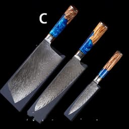 image-Damascus Restaurant Commercial Professional Kitchen Knife Set