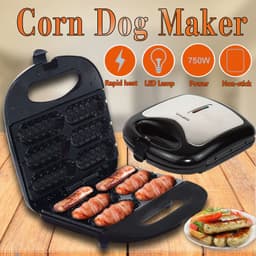 image-Home Hot Dog Roast Sausage Frying Machine Kitchen Gadgets