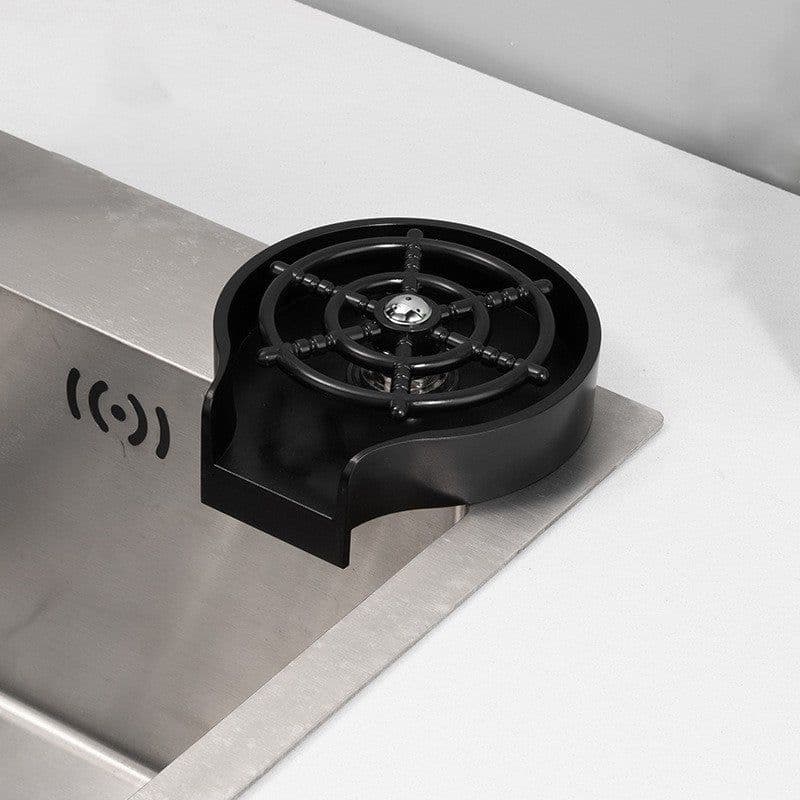 image-Small Sink Stainless Steel Faucet Household Automatic High Pressure Cup Washer