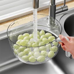 image-Multifunctional Drainage Basin For Domestic Kitchen Rice Fruit Washing Basket Vegetable Basket Wash Multi Function Kitchen Gadgets