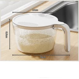 image-Multifunctional Drainage Basin For Domestic Kitchen Rice Fruit Washing Basket Vegetable Basket Wash Multi Function Kitchen Gadgets