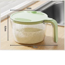 image-Multifunctional Drainage Basin For Domestic Kitchen Rice Fruit Washing Basket Vegetable Basket Wash Multi Function Kitchen Gadgets