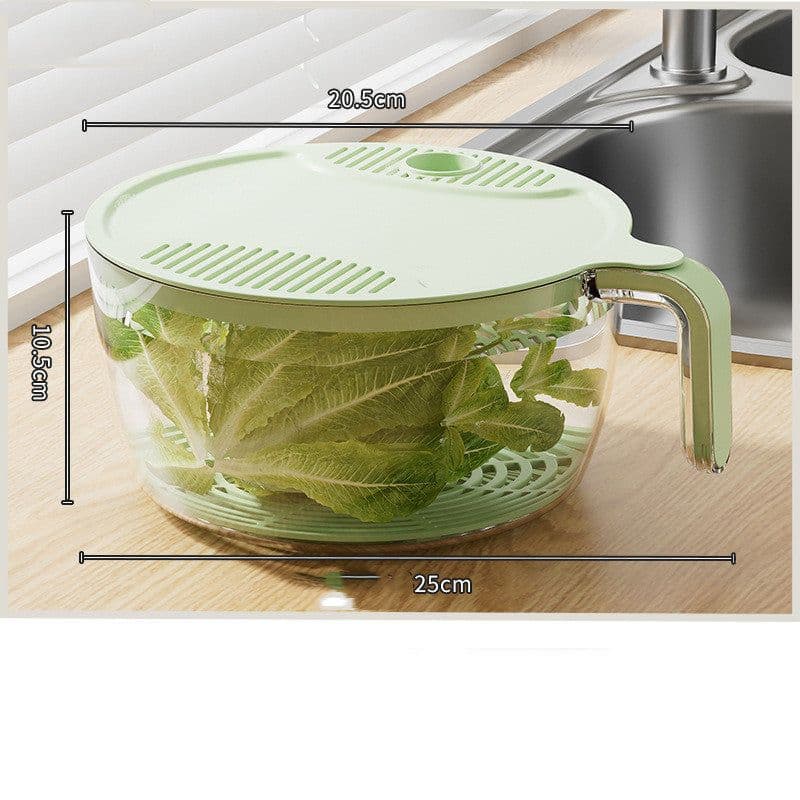 image-Multifunctional Drainage Basin For Domestic Kitchen Rice Fruit Washing Basket Vegetable Basket Wash Multi Function Kitchen Gadgets