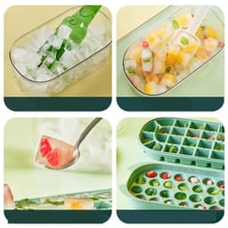 image-DIY Silicone Ice Grid Ice Hockey Portable Ice Box