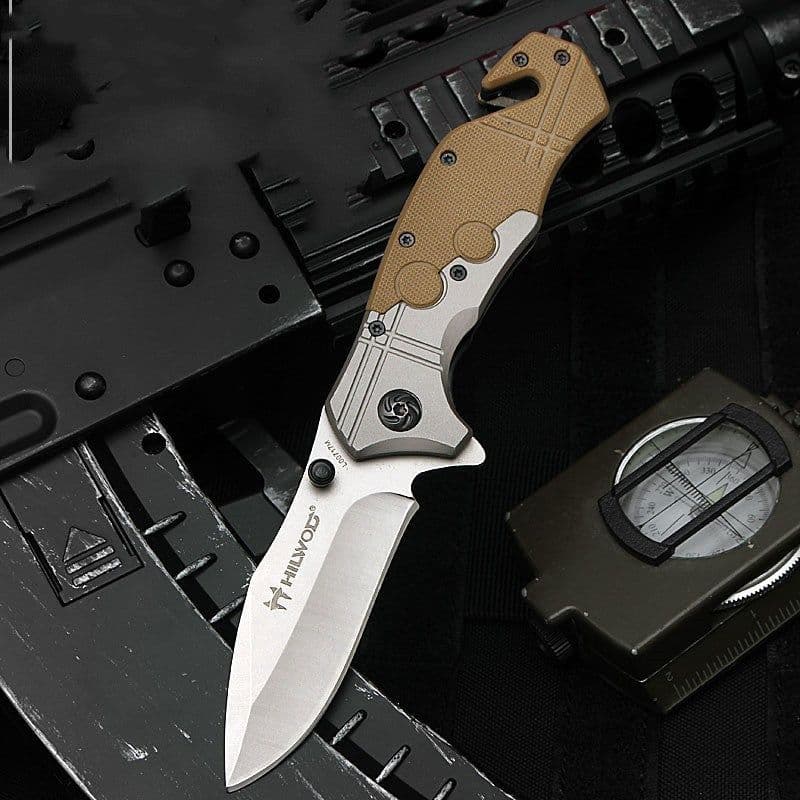 image-Portable Knife Folding Knife Self-defense Outdoor Knife High Hardness Folding Knife