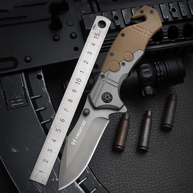 image-Portable Knife Folding Knife Self-defense Outdoor Knife High Hardness Folding Knife