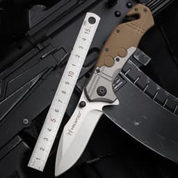 image-Portable Knife Folding Knife Self-defense Outdoor Knife High Hardness Folding Knife