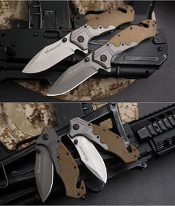 image-Portable Knife Folding Knife Self-defense Outdoor Knife High Hardness Folding Knife