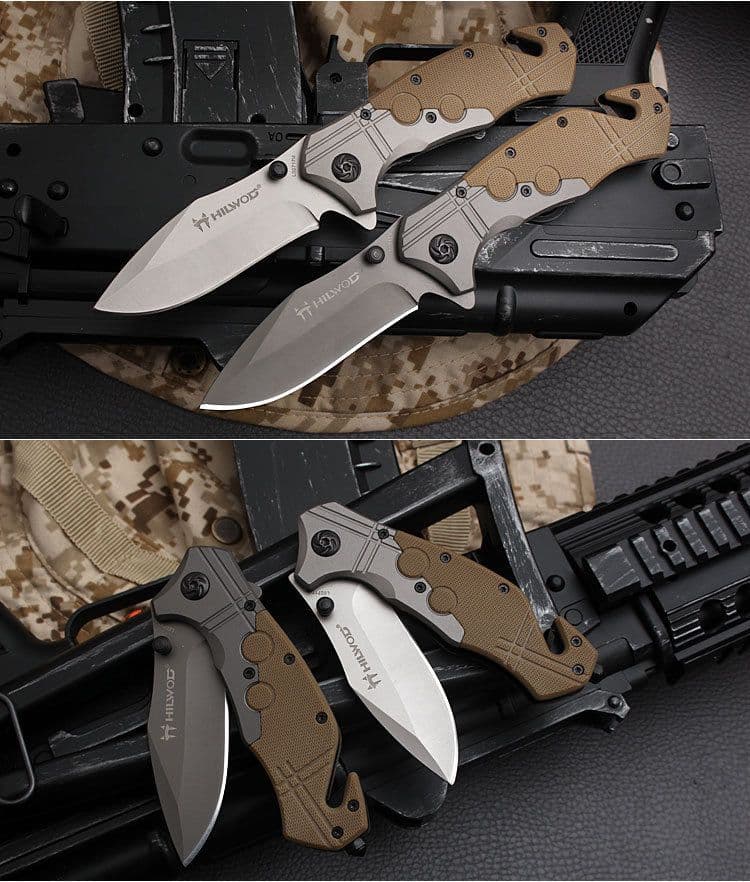 image-Portable Knife Folding Knife Self-defense Outdoor Knife High Hardness Folding Knife