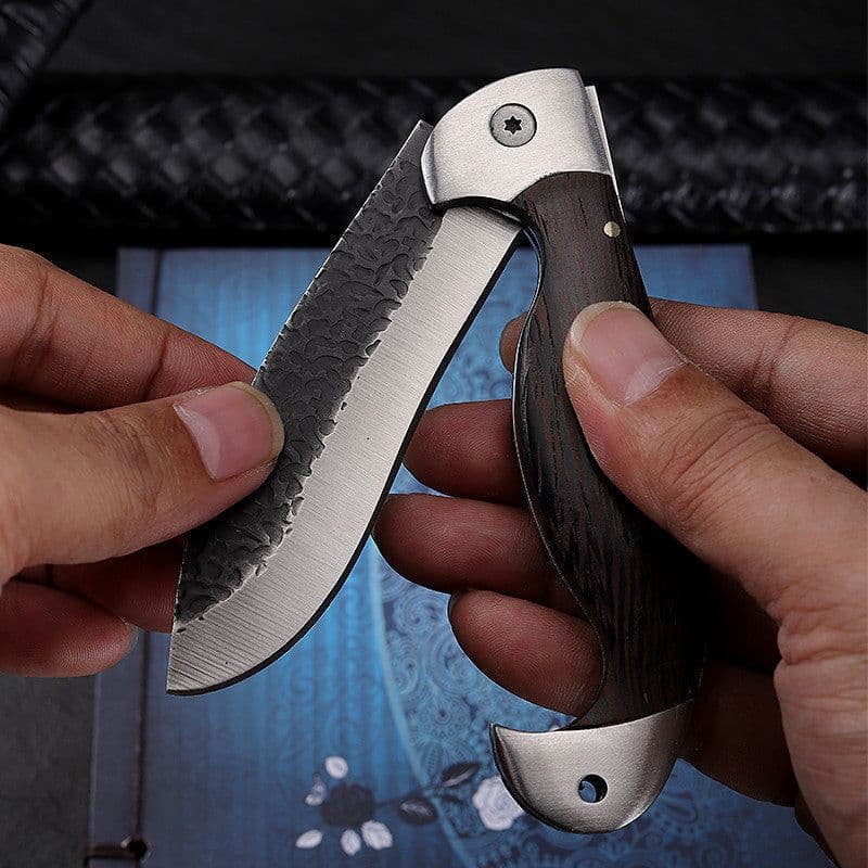 image-Self-defense Mini Knife Wild Survival Portable Folding Knife Short Knife