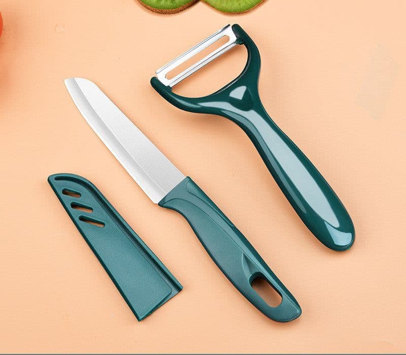 image-Fruit Knife Ceramic Knife Fruit Knife Folding Knife Portable Mini Household Peeler For Household Use