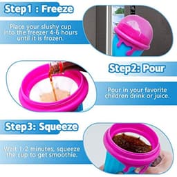 image-500ml Large Capacity Slushy Cup Summer Squeeze Homemade Juice Water Bottle Quick-Frozen Smoothie Sand Cup Pinch Fast Cooling Magic Ice Cream Slushy Maker Beker Kitchen Gadgets