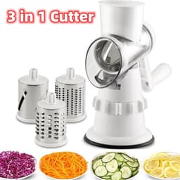 image-3 In 1 Vegetable Slicer Manual Kitchen Accessories Grater For Vegetable Cutter Round Chopper Mandolin Shredder Potato Home Kitchen Supplies Kitchen Gadgets