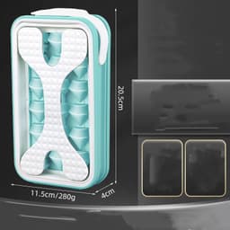 image-2in1 Portable Silicone Ice Ball Mold Ice Maker Water Bottle Ice Cube Mould Bottle Creative Ice Ball Diamond Curling Summer Kitchen Gadgets