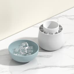 image-Ice Block Mold Silicone Mushroom Ice Cup Frozen Refrigerator Ice Grid Box Durable Easy Demould Bucket Homemade Crushed Ice Maker Ktichen Gadgets