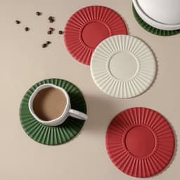 image-Non-slip Silicone Dining Table Placemat Kitchen Accessories Mat Cup Bar Drink Coffee Mug Pads, Heat Insulation Coasters, Drink Cup Mat For Bar Kitchen And Patio Tabletop