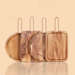 image-Solid wood steak cutting fruit bread tray cutting board