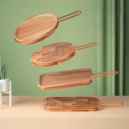 image-Solid wood steak cutting fruit bread tray cutting board