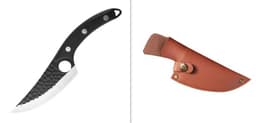 image-Stainless Steel Hand Hammered Tone Boning Knife Household Kitchen