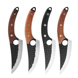 image-Stainless Steel Hand Hammered Tone Boning Knife Household Kitchen