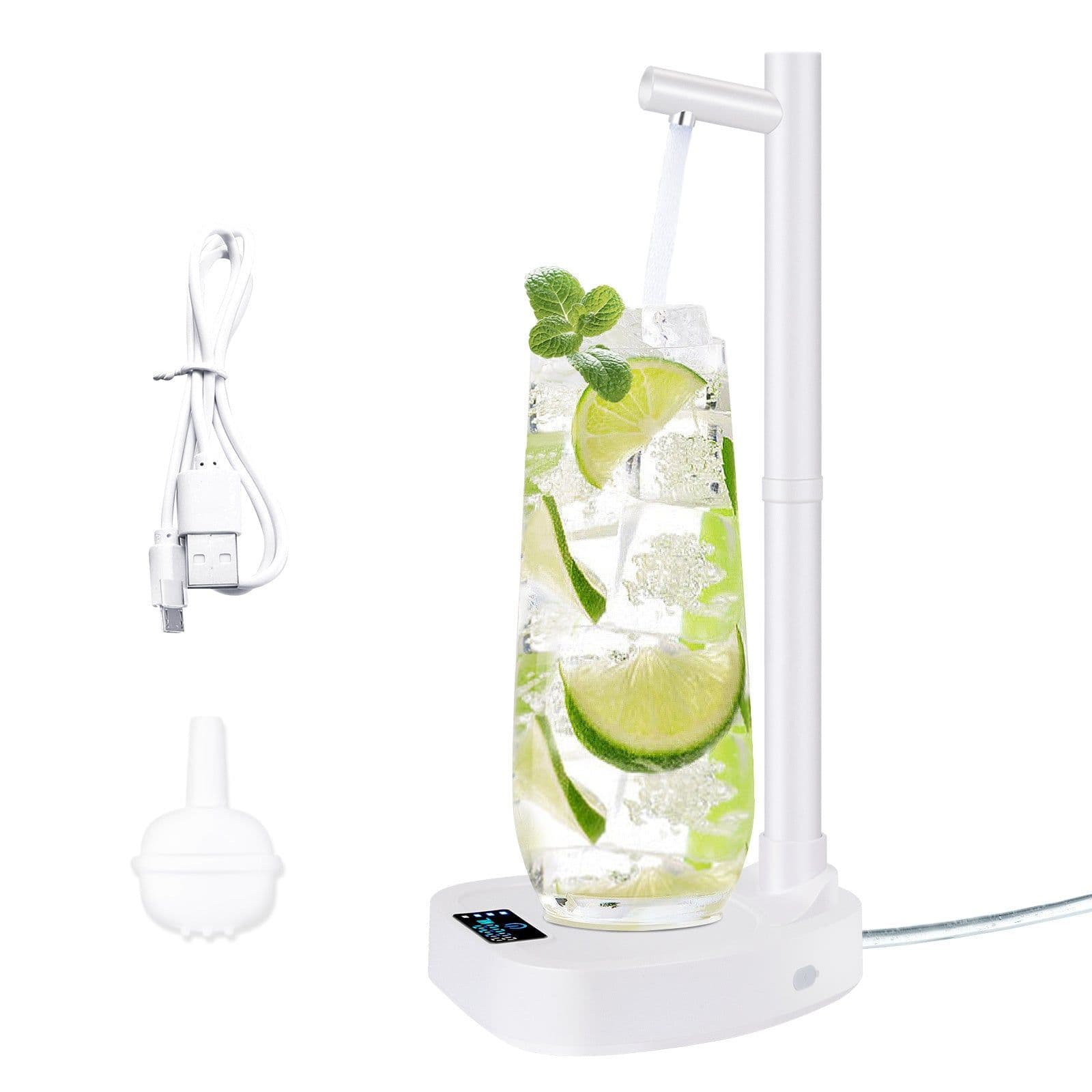 image-Added Extension Tupe Water Dispenser Automatic Water Bottle Desktop Rechargeable Water Dispenser With Stand