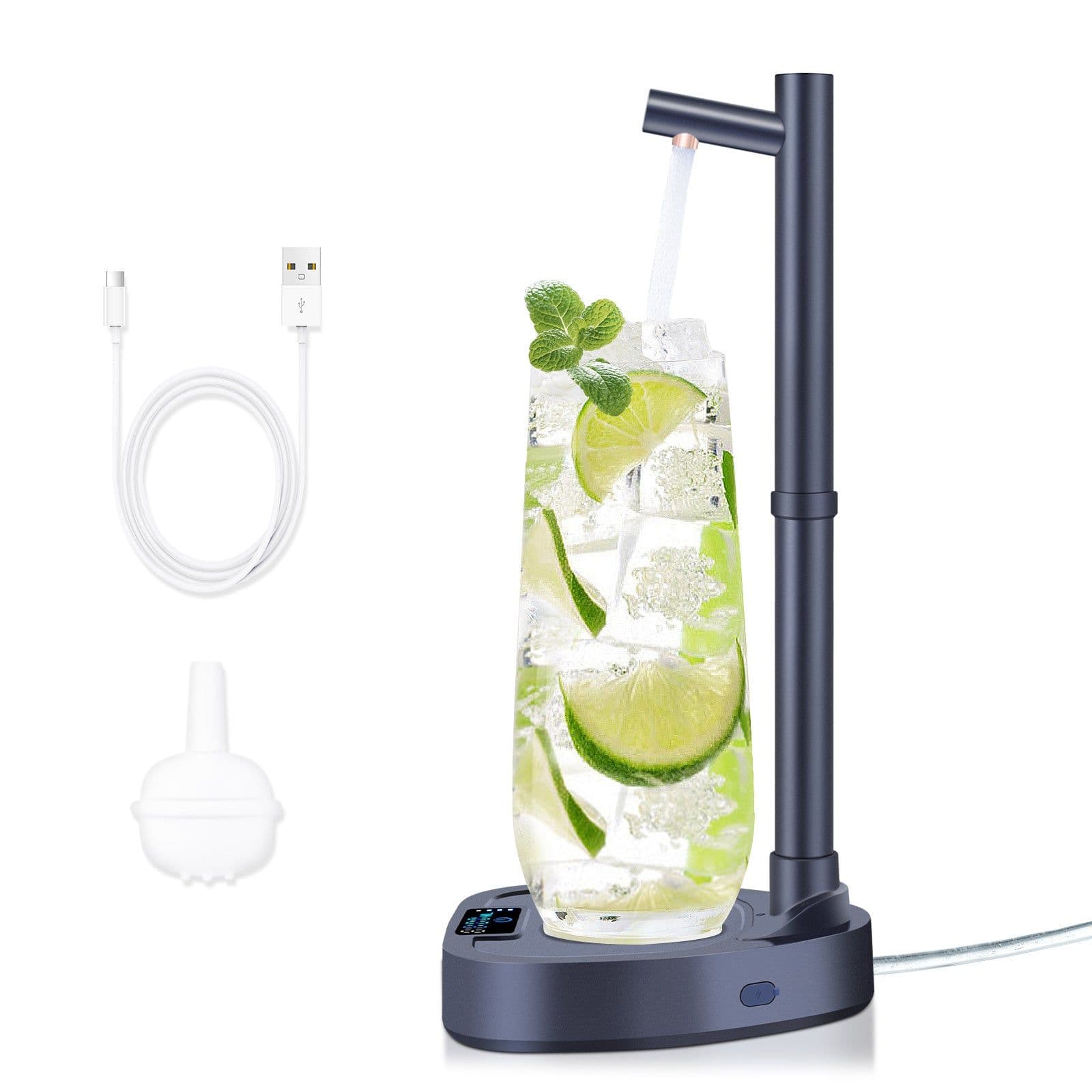 image-Added Extension Tupe Water Dispenser Automatic Water Bottle Desktop Rechargeable Water Dispenser With Stand