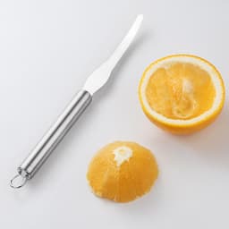 image-Stainless Steel Orange Peeler Flesh Remover Salad Tool