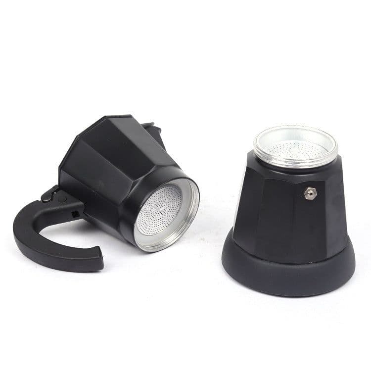 image-Aluminum Electric Heating Moka Pot Italian European Plug Coffee Making Machine