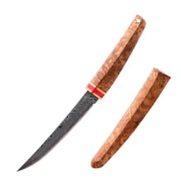 image-New Damascus Steel Knife Handle Meat Knife