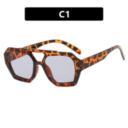 image-Ins Big Frame Leopard Sunglasses Summer Sunshade Beach Vacation Glasses