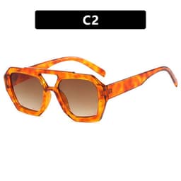 image-Ins Big Frame Leopard Sunglasses Summer Sunshade Beach Vacation Glasses