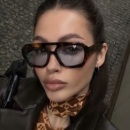 image-Ins Big Frame Leopard Sunglasses Summer Sunshade Beach Vacation Glasses