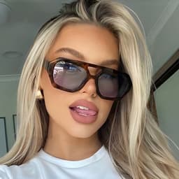 image-Ins Big Frame Leopard Sunglasses Summer Sunshade Beach Vacation Glasses
