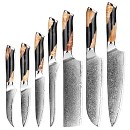 image-Damascus Steel Chef Knife Kitchen Professional Knives