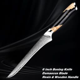 image-Damascus Steel Chef Knife Kitchen Professional Knives