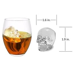 image-Skull Ice Tray Mold Silicone Ice Box Ice Cube Mold Bar DIY Mold Kitchen Bar Ice Making Tools Ice Cream Ice Cube Molds