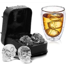 image-Skull Ice Tray Mold Silicone Ice Box Ice Cube Mold Bar DIY Mold Kitchen Bar Ice Making Tools Ice Cream Ice Cube Molds