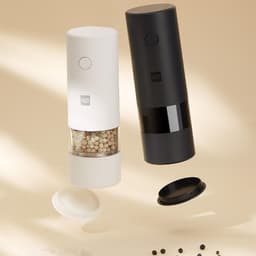 image-Electric Grinder Black Pepper Powder Sea Salt Seasoning Household