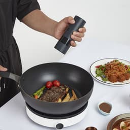 image-Electric Grinder Black Pepper Powder Sea Salt Seasoning Household