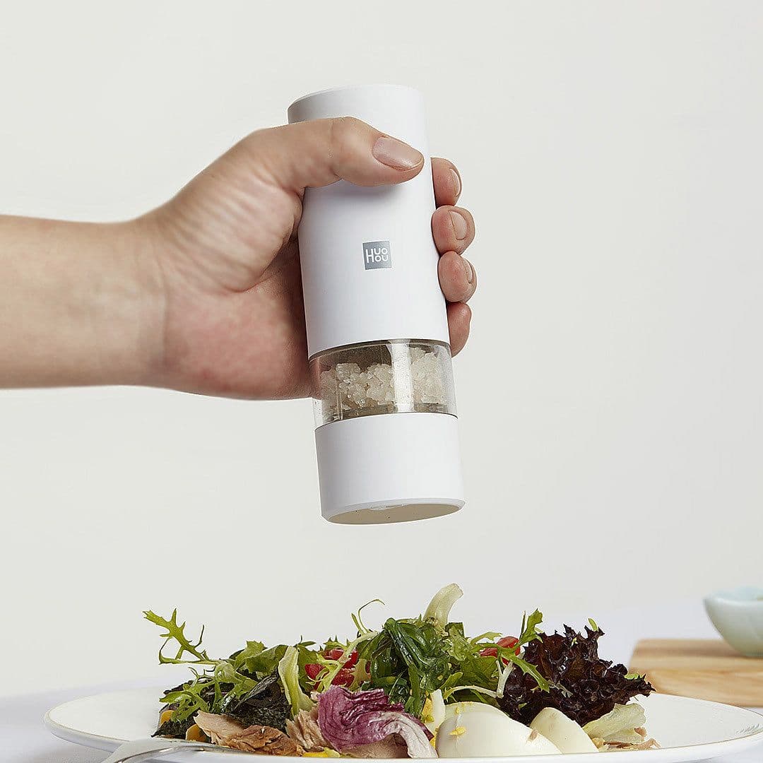 image-Electric Grinder Black Pepper Powder Sea Salt Seasoning Household