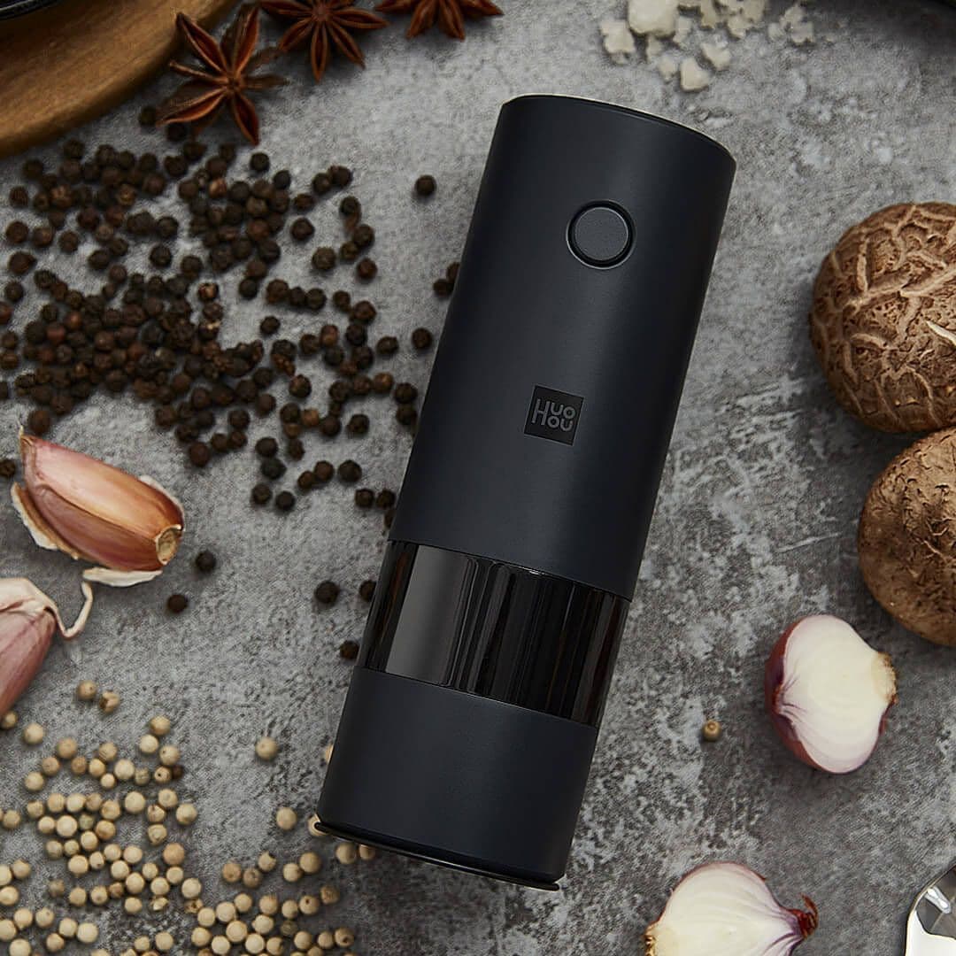 image-Electric Grinder Black Pepper Powder Sea Salt Seasoning Household