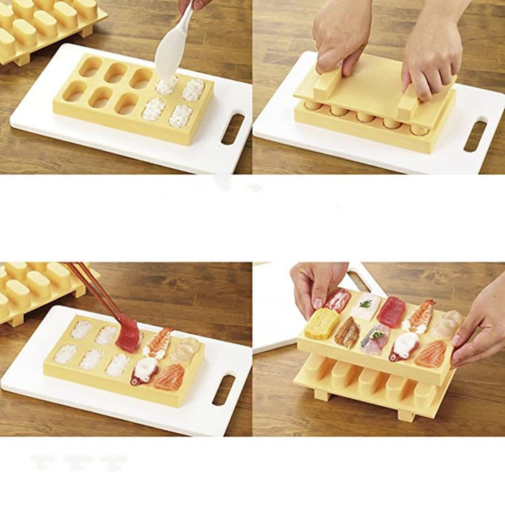 image-The Warship Sushi Mold Is Made By Using One Body Molding To Make Sushi Tool Set