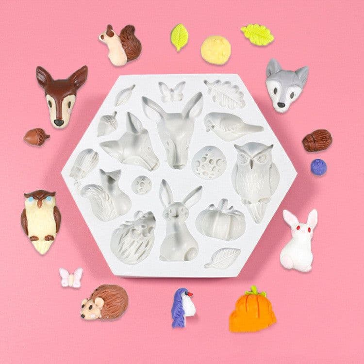 image-Silicone Mold Fondant Chocolate Candy Soap Easter Christmas Mould Oven Steam Useful Cake Decorating Tools Resin
