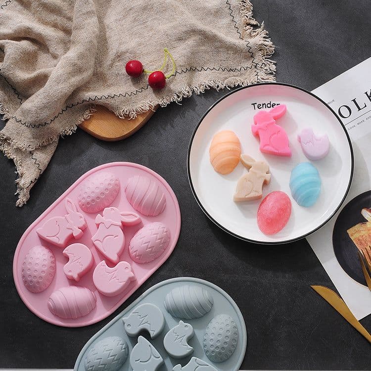 image-3D Animal Shaped Silicone Mold Multi-holes Pudding Cupcake Art Cake Mould Baking Pastry Mousse Chocolate Mold Cake Tools
