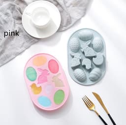 image-3D Animal Shaped Silicone Mold Multi-holes Pudding Cupcake Art Cake Mould Baking Pastry Mousse Chocolate Mold Cake Tools