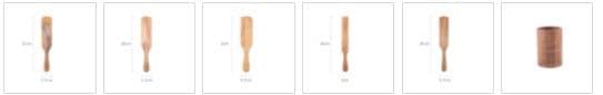 image-Teak Cooking Spatula Wood Spatula Salad Spatula