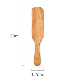 image-Teak Cooking Spatula Wood Spatula Salad Spatula